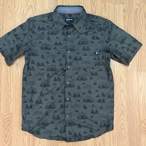 Marmot Syrocco Shirt Men Size S Nori Camping Short Sleeve